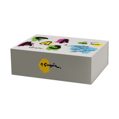 Подарочная коробка-трансформер средняя, серая-7