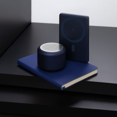 Беспроводная колонка Пэшн (Passion) 80dB 600 mAh (Bluetooth 5.4), синяя-11