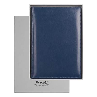 Ежедневник Madrid недатированный в подарочной коробке, синий (натур. кожа)-5