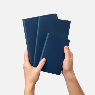 Ежедневник Spark недатированный, синий (с упаковкой, со стикерами)-13