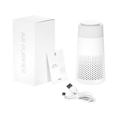 Очиститель воздуха с подсветкой Пьюр (Pure), белый-13