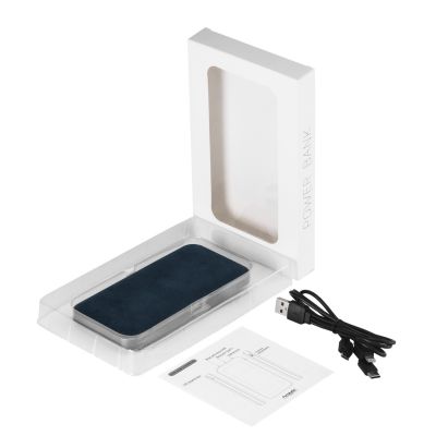 Внешний аккумулятор In Velour 10000 mAh, синий-8