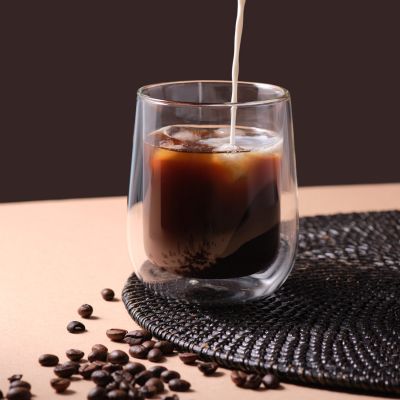 Стакан стеклянный с двойными стенками Lungo-4