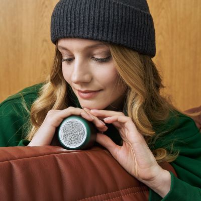 Беспроводная колонка Пэшн (Passion) 80dB 600 mAh (Bluetooth 5.4), зеленая-9