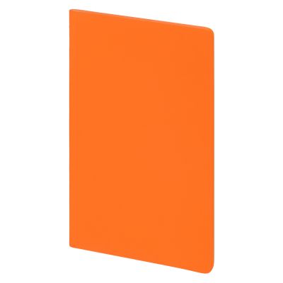 Блокнот Alpha slim, оранжевый-5