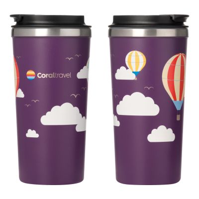 Термокружка вакуумная Palermo, фиолетовая-7