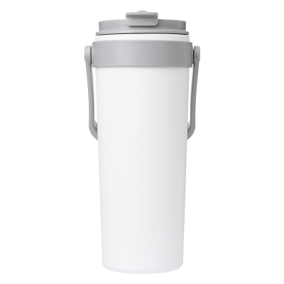 Термокружка вакуумная Solo, белая-0