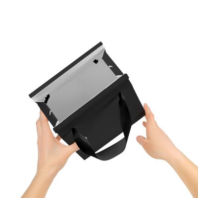 Подарочная коробка-пакет универсальная малая, черная-2