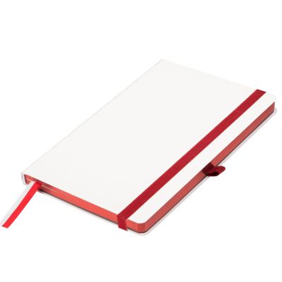 Ежедневник Arctic недатированный, белый/красный-0