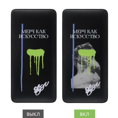 Внешний аккумулятор с цветной подсветкой Анкор Макс Плюс PD (Ancor PD Max Plus) 10000 mAh, черный-11