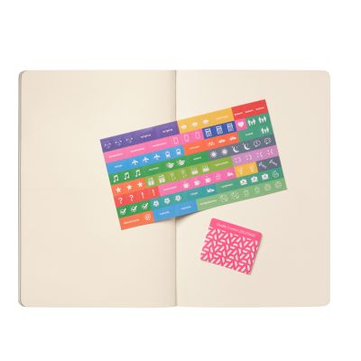 Блокнот Alpha slim, черный-11