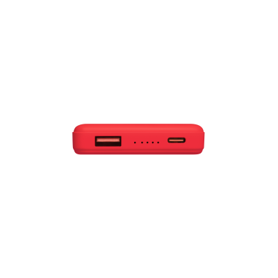 Внешний аккумулятор Ларго PD (Largo PD) 5000mAh с функцией беспроводной зарядки 15W, красный-6