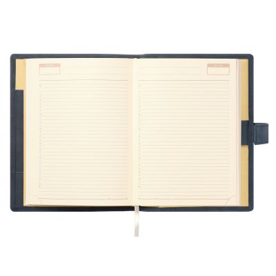 Ежедневник-портфолио Royal NEO недатированный в подарочной коробке, синий-8