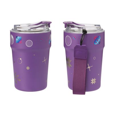 Термокружка вакуумная Monaco, фиолетовая-12