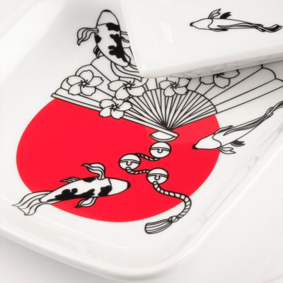 Набор для сервировки суши Tokyo (10 предметов), черный-9