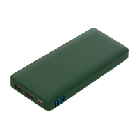 Внешний аккумулятор с подсветкой Ancor PD Plus 10000 mAh, зеленый