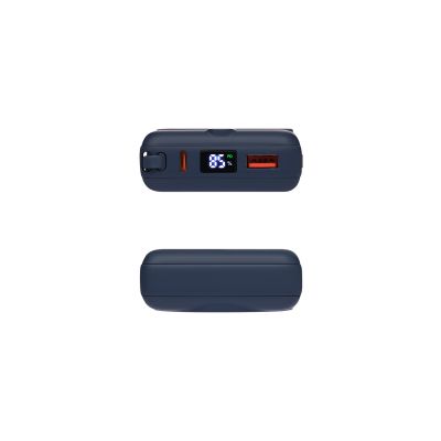 Внешний аккумулятор с подсветкой Риттер PD (Ritter PD) 10000mAh с функцией беспроводной зарядки 15W, синий-8