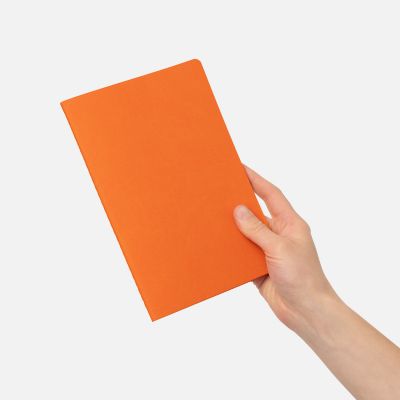 Блокнот Corsa slim, оранжевый-8