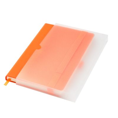 Ежедневник Alpha недатированный, оранжевый/оранжевый-11