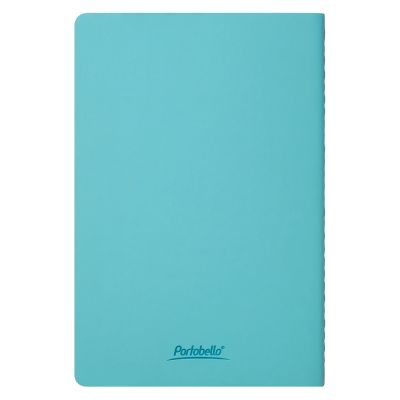 Блокнот Alpha slim, лазурный-5