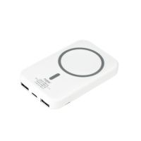 Внешний аккумулятор, Ultima Wireless Magnetic, 5000 mah, белый