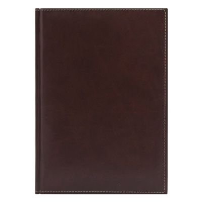 Недатированный ежедневник PORTLAND 650U (5452) 145x205 мм, без календаря, коричневый, золот.срез-0