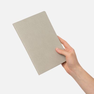 Блокнот Corsa slim, светло-серый-8