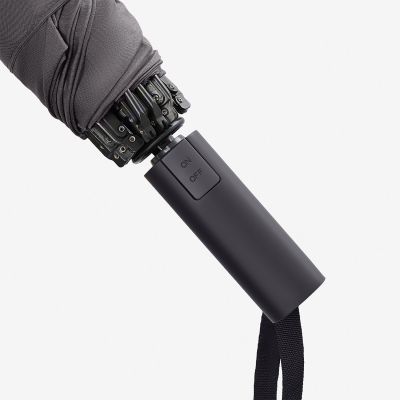 Зонт обратного сложения Олимп (Olymp), серый-7