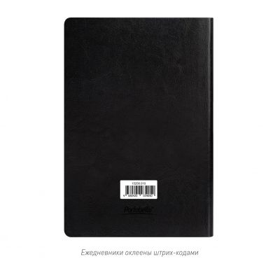 Ежедневник River side недатированный, черный/красный (с упаковкой, со стикерами)-6