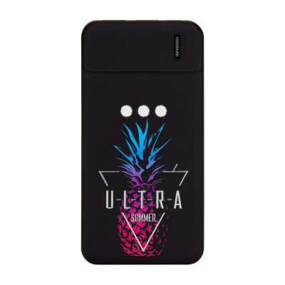 Внешний аккумулятор с подсветкой Skyline Plus 10000 mAh, черный-3