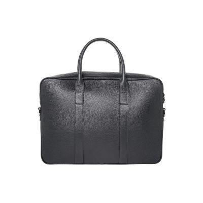 Сумка для документов Gourji 42х32х9 кожа черная-1