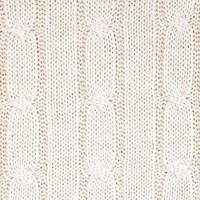 Плед Fado вязаный, бежевый (без подарочной коробки)-2