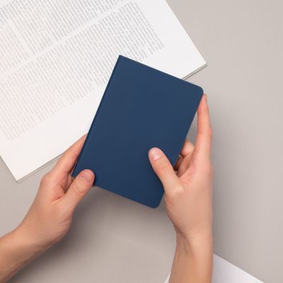 Ежедневник Spark mini A6 недатированный, синий-11