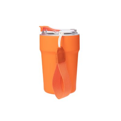 Термокружка вакуумная Монако (Monaco), оранжевая-4