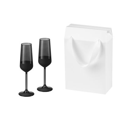 Подарочная коробка-пакет универсальная малая, белая, 186х100х277 мм-4