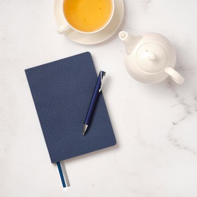 Ежедневник Tweed недатированный, синий (без упаковки, без стикера)-11