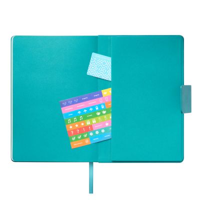 Ежедневник Ritz недатированный, бирюзовый, твердая обложка-10