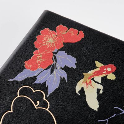 Ежедневник Galaxy недатированный, жесткая обложка, срез голограф. фольга, черный-11