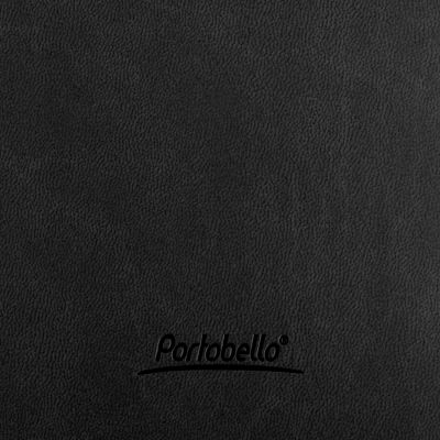 Блокнот Latte new slim, черный/оранжевый-3