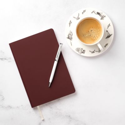 Ежедневник Spark недатированный, бургунди (без упаковки, без стикера)-11