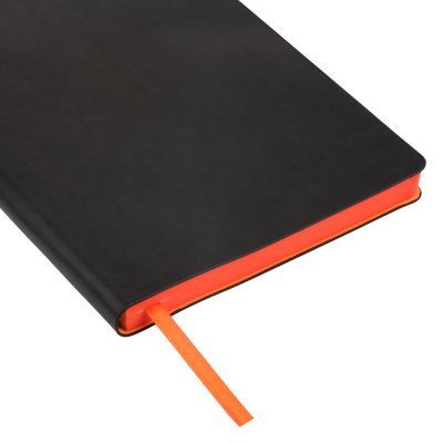 Ежедневник Latte NEW недатированный, черный/оранжевый (без упаковки, без стикера)-2