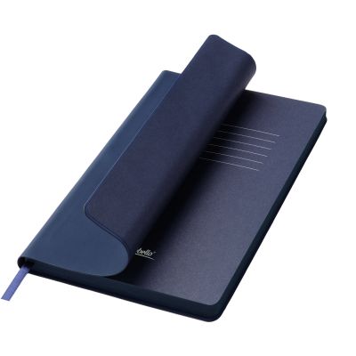 Ежедневник Latte soft touch недатированный, синий-4