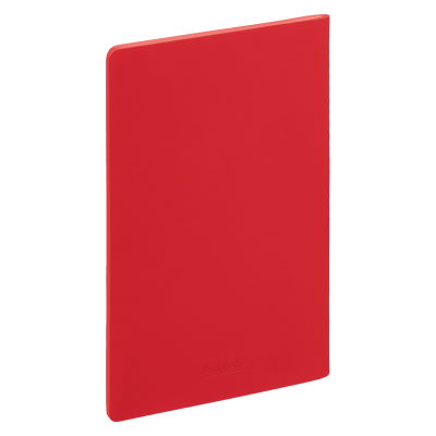 Блокнот Alpha slim, красный-8