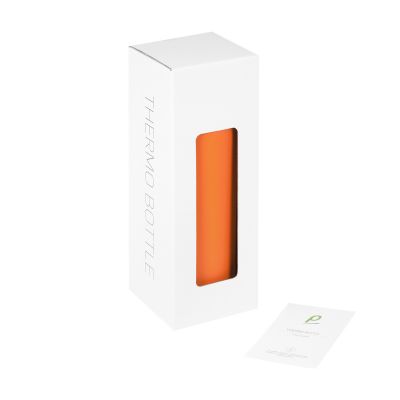 Термобутылка вакуумная герметичная Прима (Prima), оранжевая-10