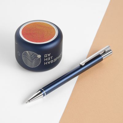 Беспроводная колонка Пэшн (Passion) 80dB 600 mAh (Bluetooth 5.0), синяя-8