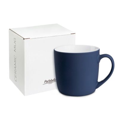 Керамическая кружка Viana, 380 ml, soft-touch, синяя-2