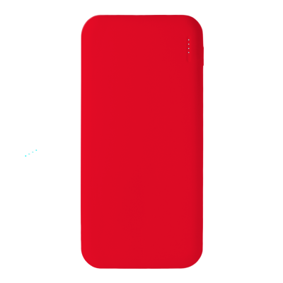 Внешний аккумулятор с подсветкой Luce 10000 mAh, красный-2