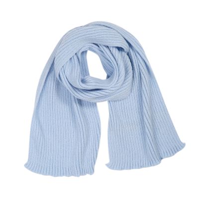 Шарф Forges вязаный, голубой-0