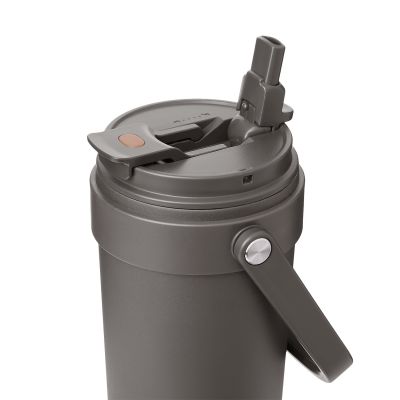 Термокружка вакуумная Solo, серая-5