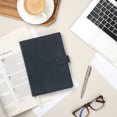 Ежедневник-портфолио Royal NEO недатированный в подарочной коробке, синий-12